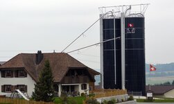 Elektrokettenzug auf Silo