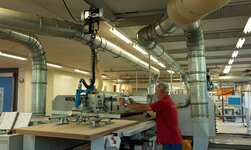 Maschinenbeschickung mittels Vakuumheber