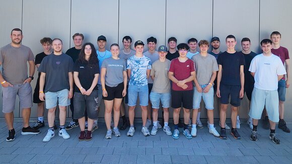 Photo de groupe des apprentis de GIS