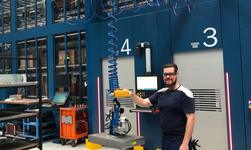 Aluminium Kransystem sorgt für ergonomisches und schnelles Handling von Güter