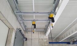 Leichtkransystem mit verzinkten Profilen für die Aussenanwendung