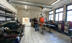 Kransystem in Werkstätte mit knappen Platzverhältnissen