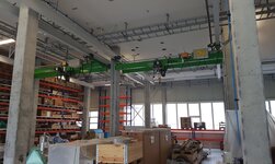 Kransystem stellt betriebsinterne Logistik sicher